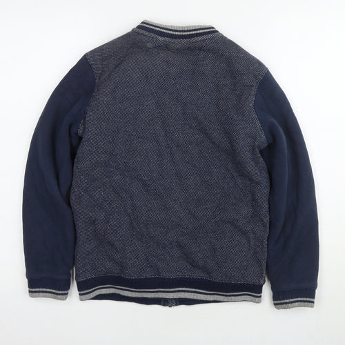 Marks and Spencer Boys Blue Full Zip Sweatshirt Age 11-12