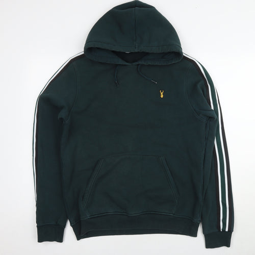 Next Men's Green Hoodie Pullover M with Logo