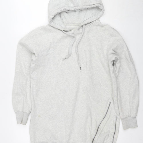 EN:TT Unisex Grey Pullover Hoodie XS