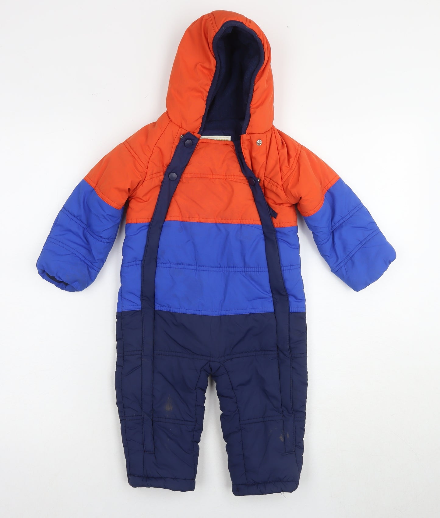 Marks and Spencer Unisex Blue Snowsuit 12-18 Months Winter