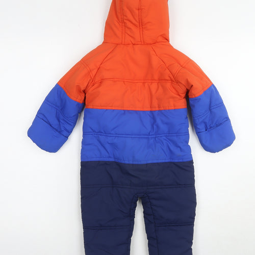 Marks and Spencer Unisex Blue Snowsuit 12-18 Months Winter