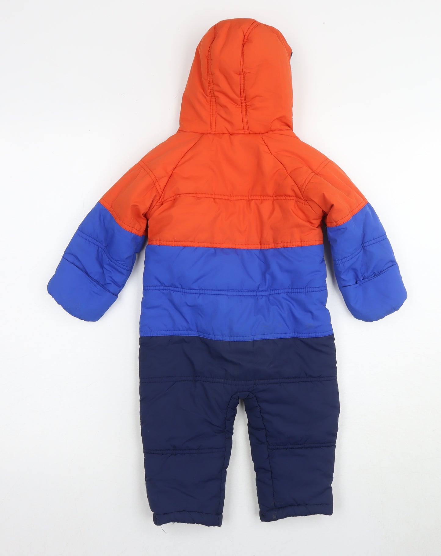 Marks and Spencer Unisex Blue Snowsuit 12-18 Months Winter