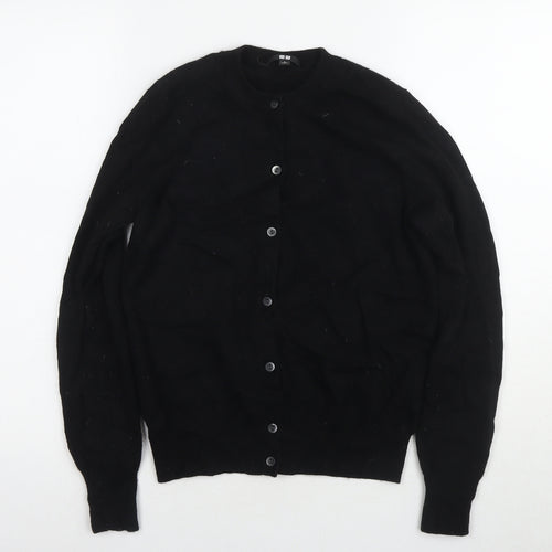 UNIQLO Women's Black Cashmere Cardigan, Size S