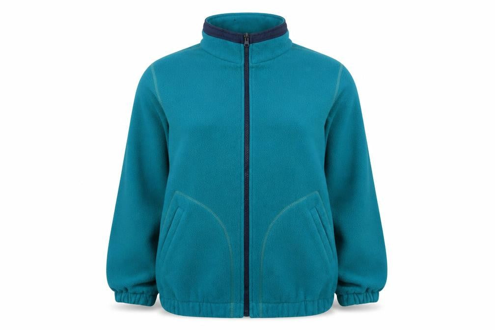 Front view of Marks & Spencer Women's Green Fleece Jacket, size 12