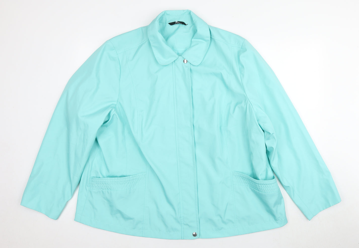 BNX Women's Blue XL Zip Jacket