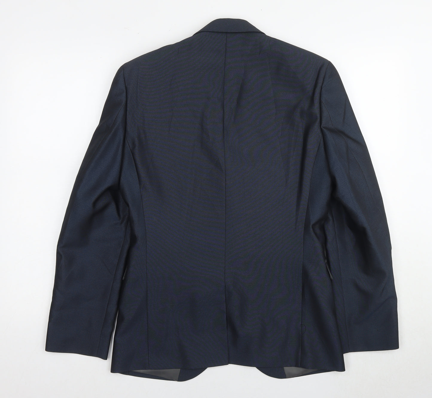 Next Men's Blue Slim Fit Blazer, Size 36S, Business