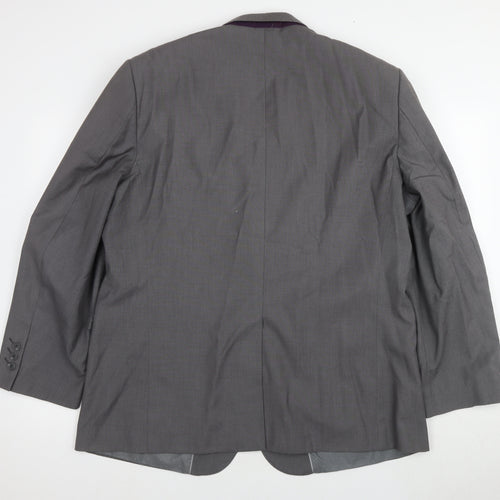 Harry Brown Grey Blazer for Men, Size 48R, Business