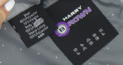 Harry Brown Grey Blazer for Men, Size 48R, Business