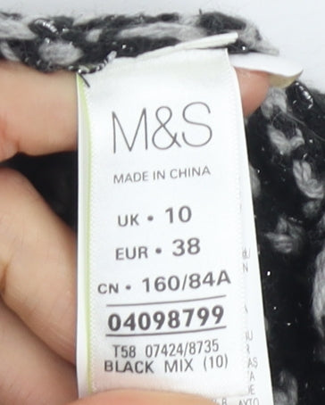 Marks & Spencer Women's Black Cardigan Size 10 Knit