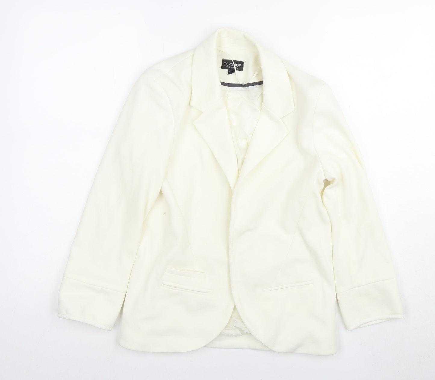 Topshop Ivory Women's Blazer - Size 8