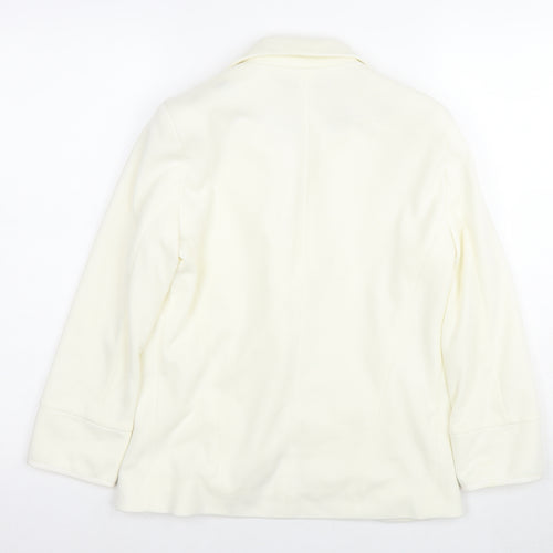 Topshop Ivory Women's Blazer - Size 8