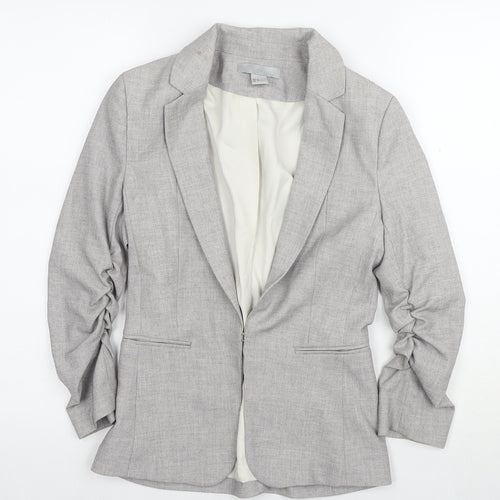 H&M Women's Grey Blazer, Size 4, Classic Business Style
