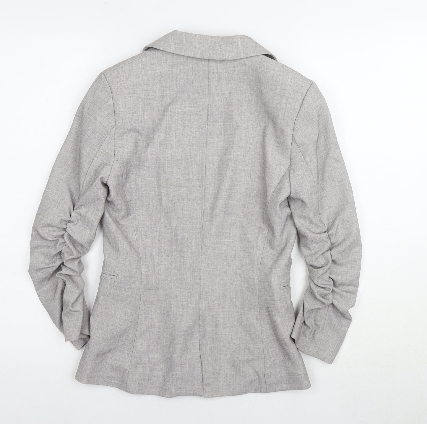 H&M Women's Grey Blazer, Size 4, Classic Business Style