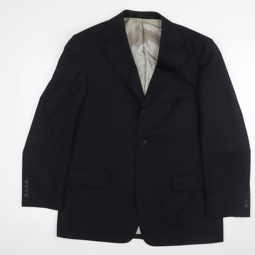 Marks and Spencer Men's Black Blazer, Size 40S, Formal