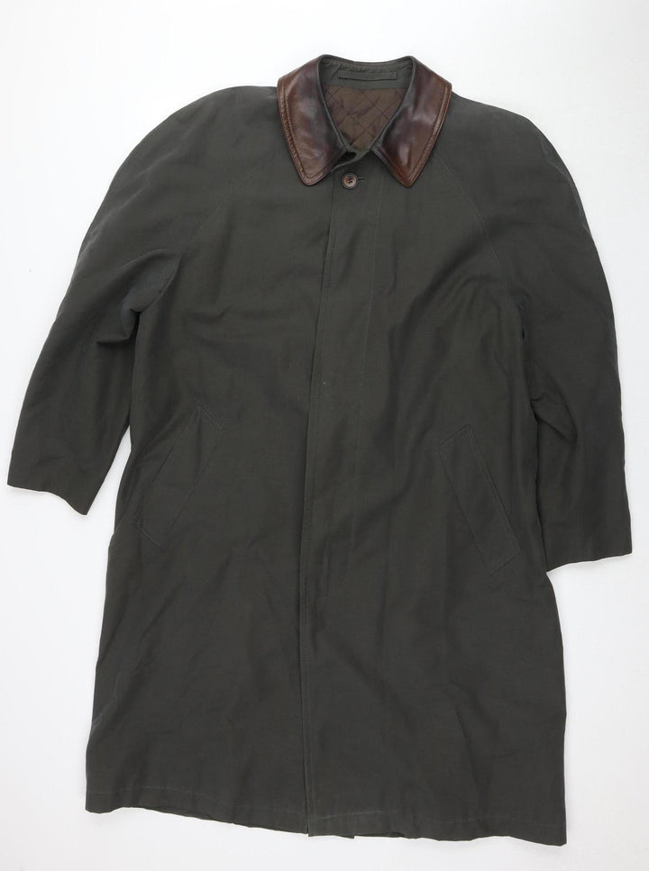 Principles Men's Green Overcoat, Size 38R, Casual