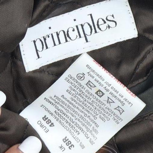 Principles Men's Green Overcoat, Size 38R, Casual