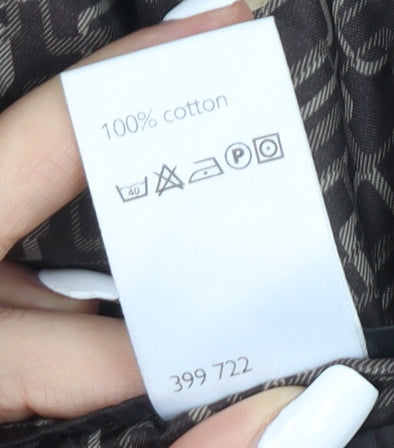 Men's Brown Cotton Blazer 40L - Versatile & Elegant