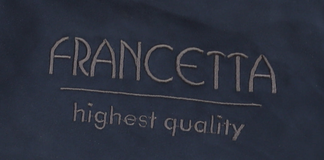 Francetta Men's Blue Mid-Length Jacket - Size 38