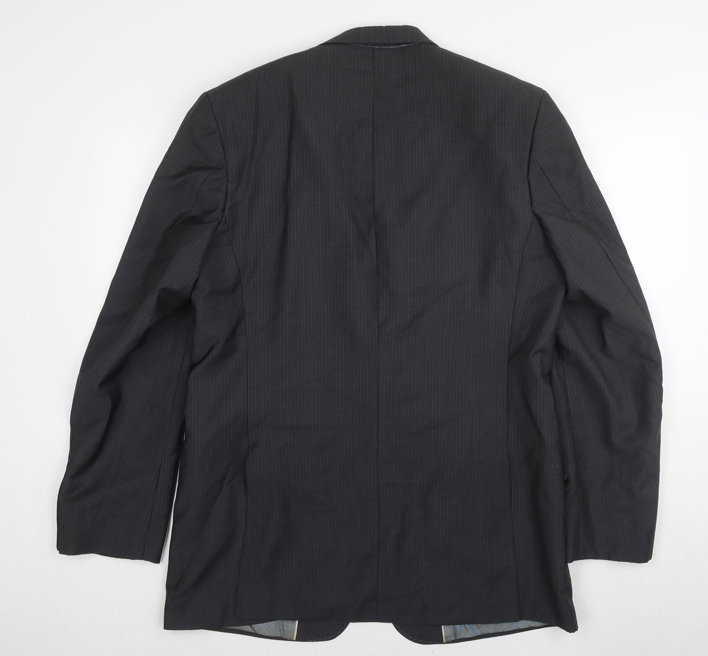 benJamin Brown Men's Black Blazer 42 Long Formal