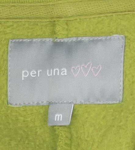 Per Una Women’s Green Zip Jacket, M, Casual Style