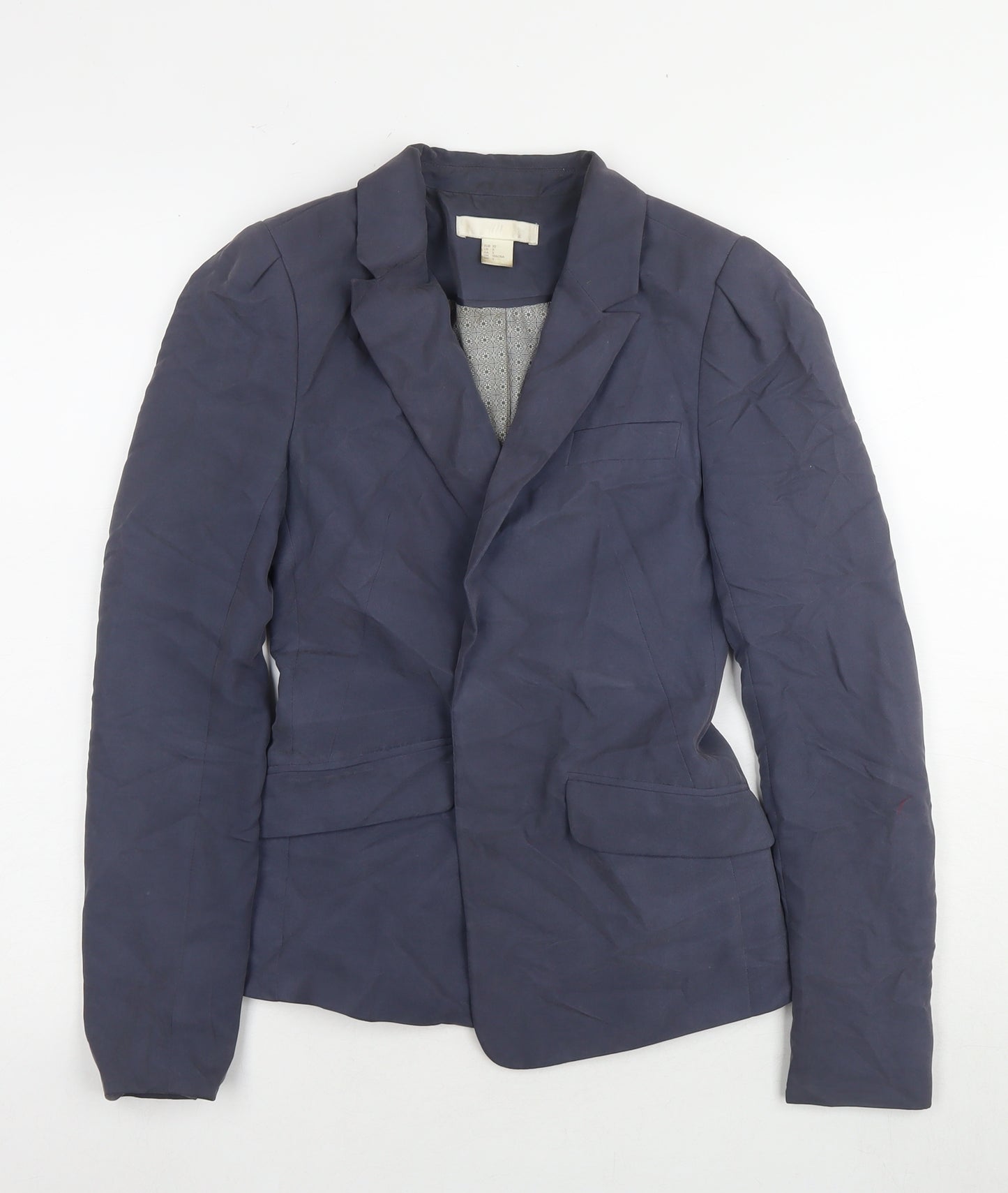H&M Women's Blue Blazer Size 4
