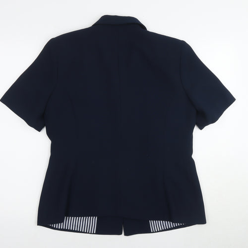 Roman Originals Women's Blue Blazer, Size 16, Workwear Style