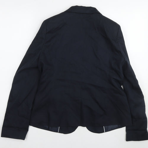 Laura Clement Women's Black Blazer UK 12 Lined