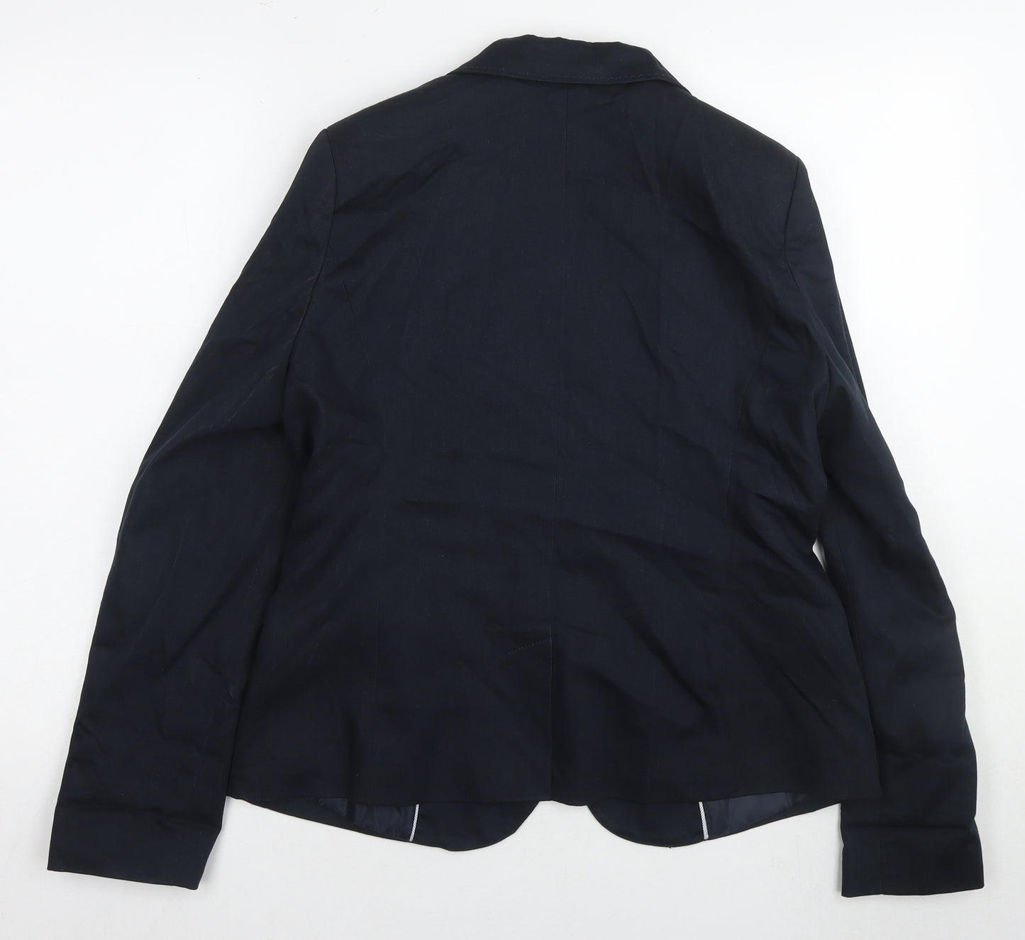 Laura Clement Women's Black Blazer UK 12 Lined