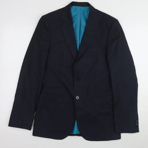Marks and Spencer Men's Blue Blazer Size 36 Regular Fit