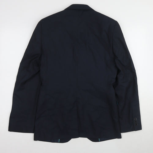 Marks and Spencer Men's Blue Blazer Size 36 Regular Fit
