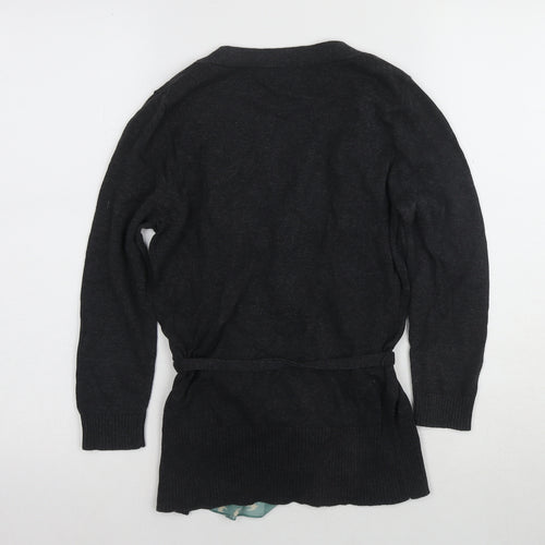 Next Women's Black Cardigan Size 8 Cotton-Blend