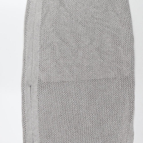 Marks and Spencer Women's Grey Knit Skirt M