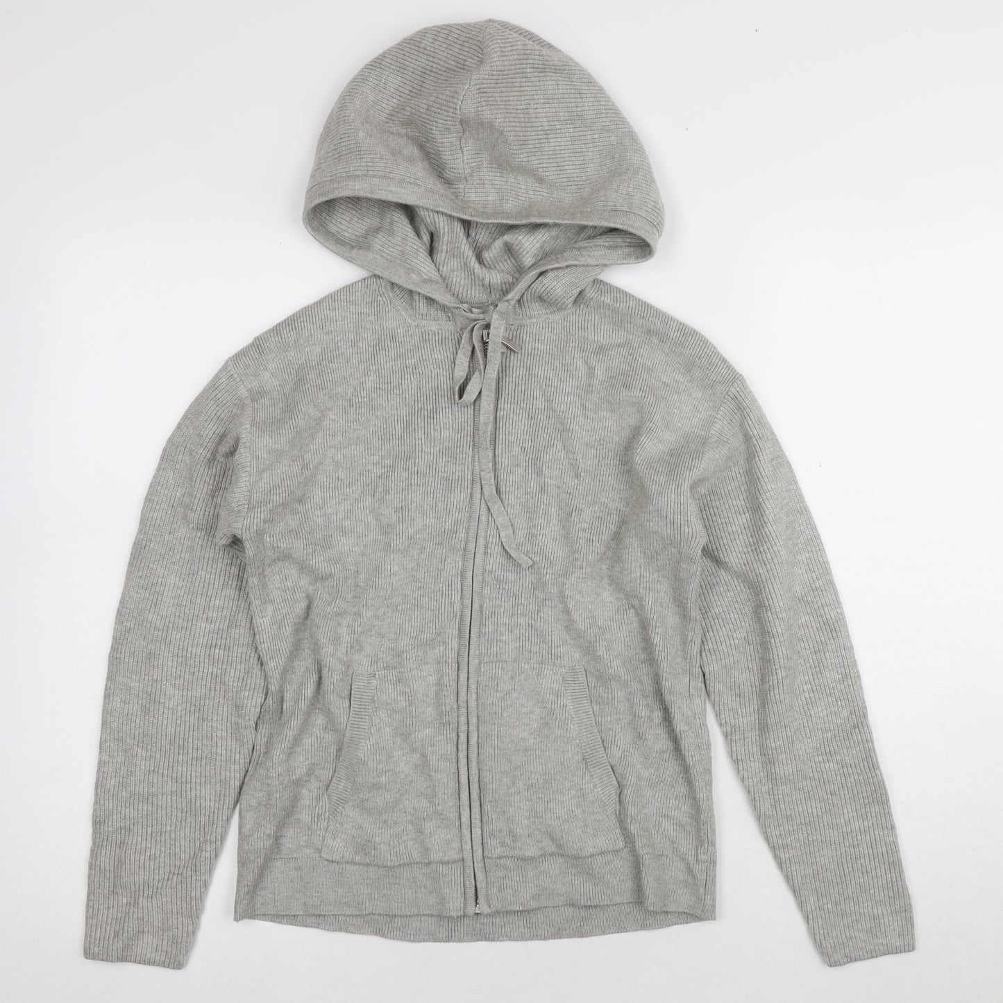Marks and Spencer Grey Full Zip Hoodie S Unisex