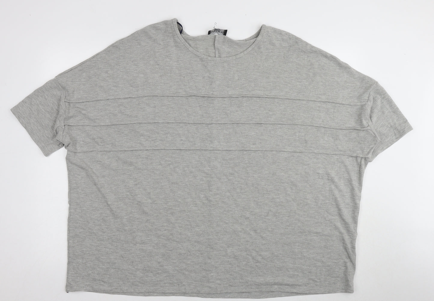 Saloos Women’s Grey Basic T-Shirt Size 20