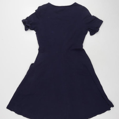 Dorothy Perkins Women's Blue Fit & Flare Dress Size 12