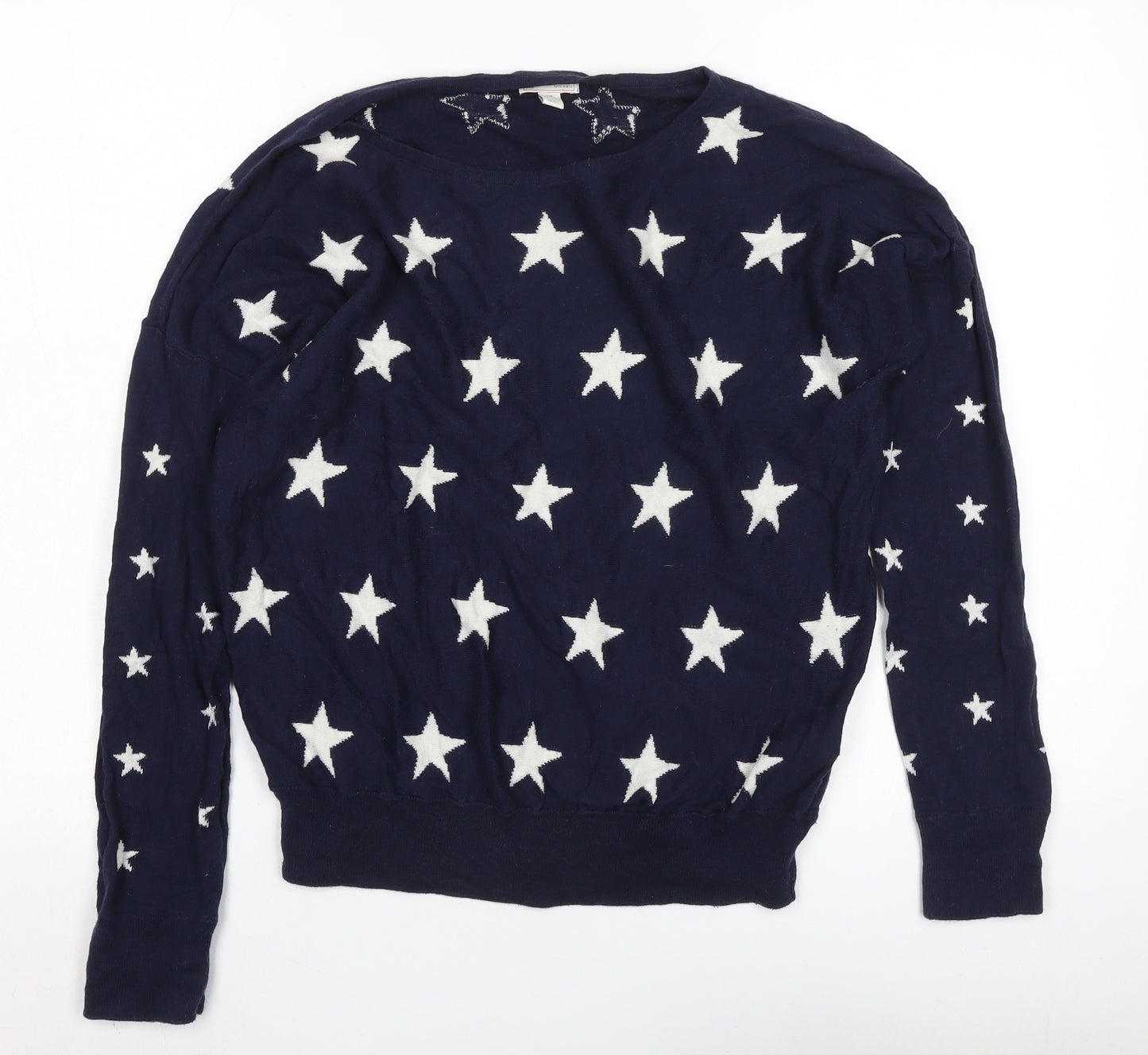 Gap Women's Blue Star Pullover Jumper, Size S