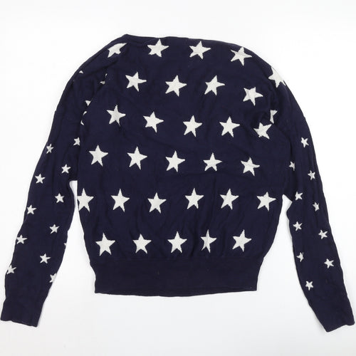 Gap Women's Blue Star Pullover Jumper, Size S