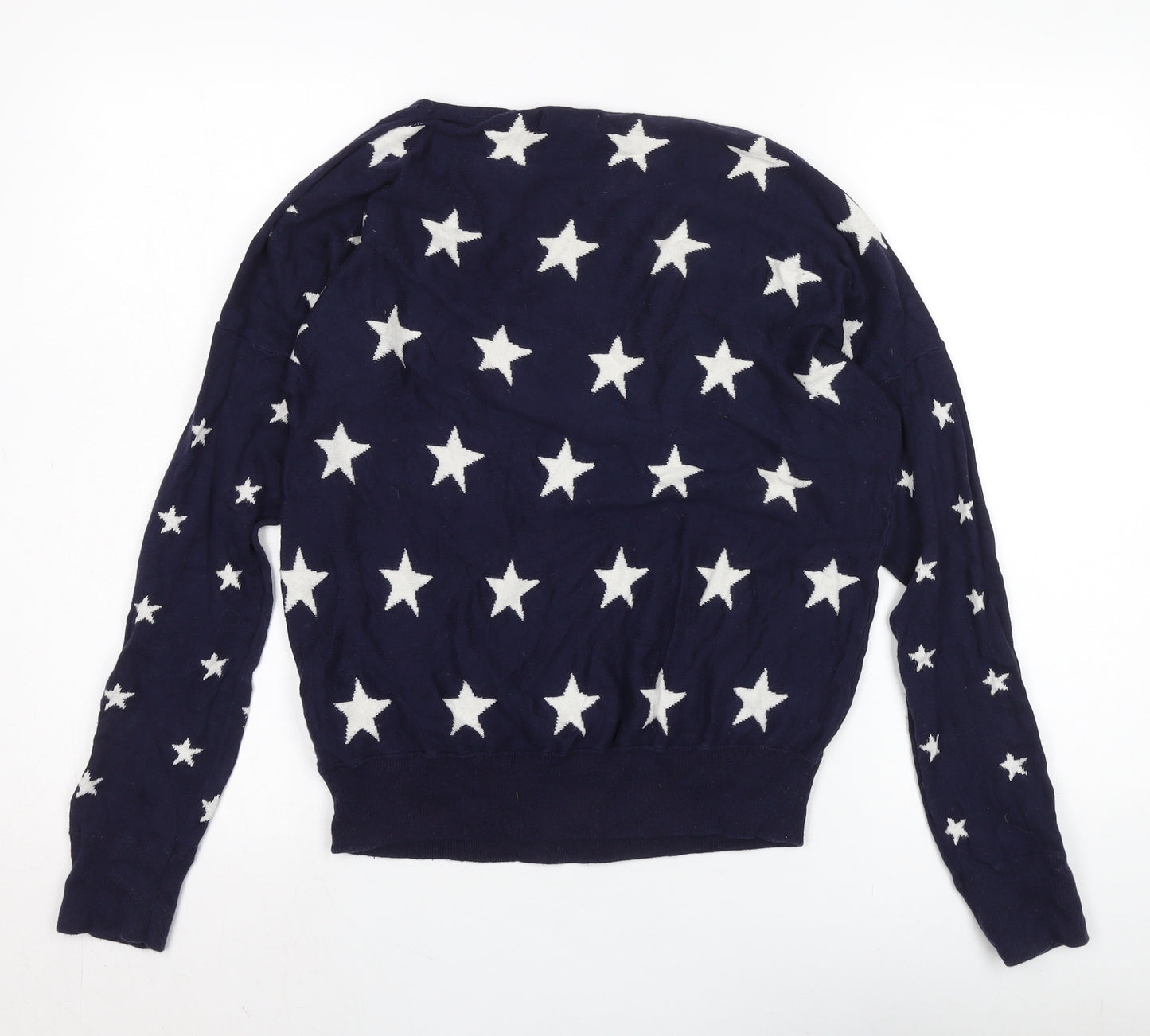 Gap Women's Blue Star Pullover Jumper, Size S