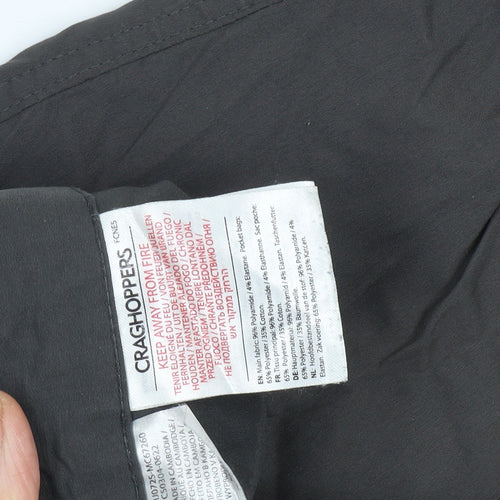 Craghoppers Women's Cargo Trousers Black Size 18