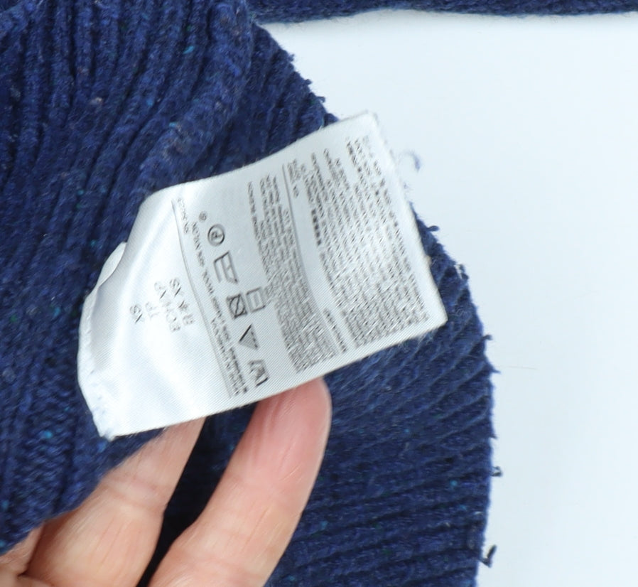 GAP Men's Blue Cable-Knit Pullover Jumper XS