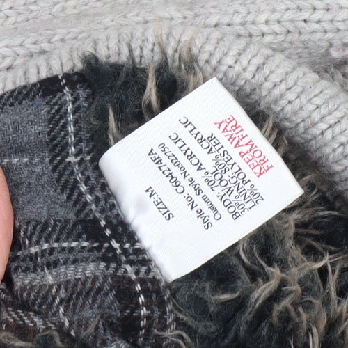 Asylum Men's Grey Hooded Jacket Size M Regular Fit