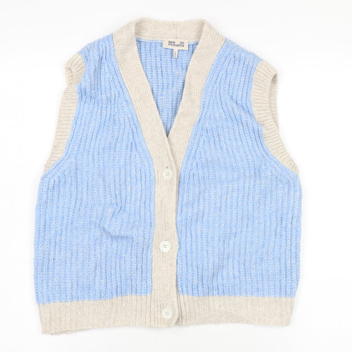 Baum und Pferdgarten Women's Blue Wool Waistcoat L
