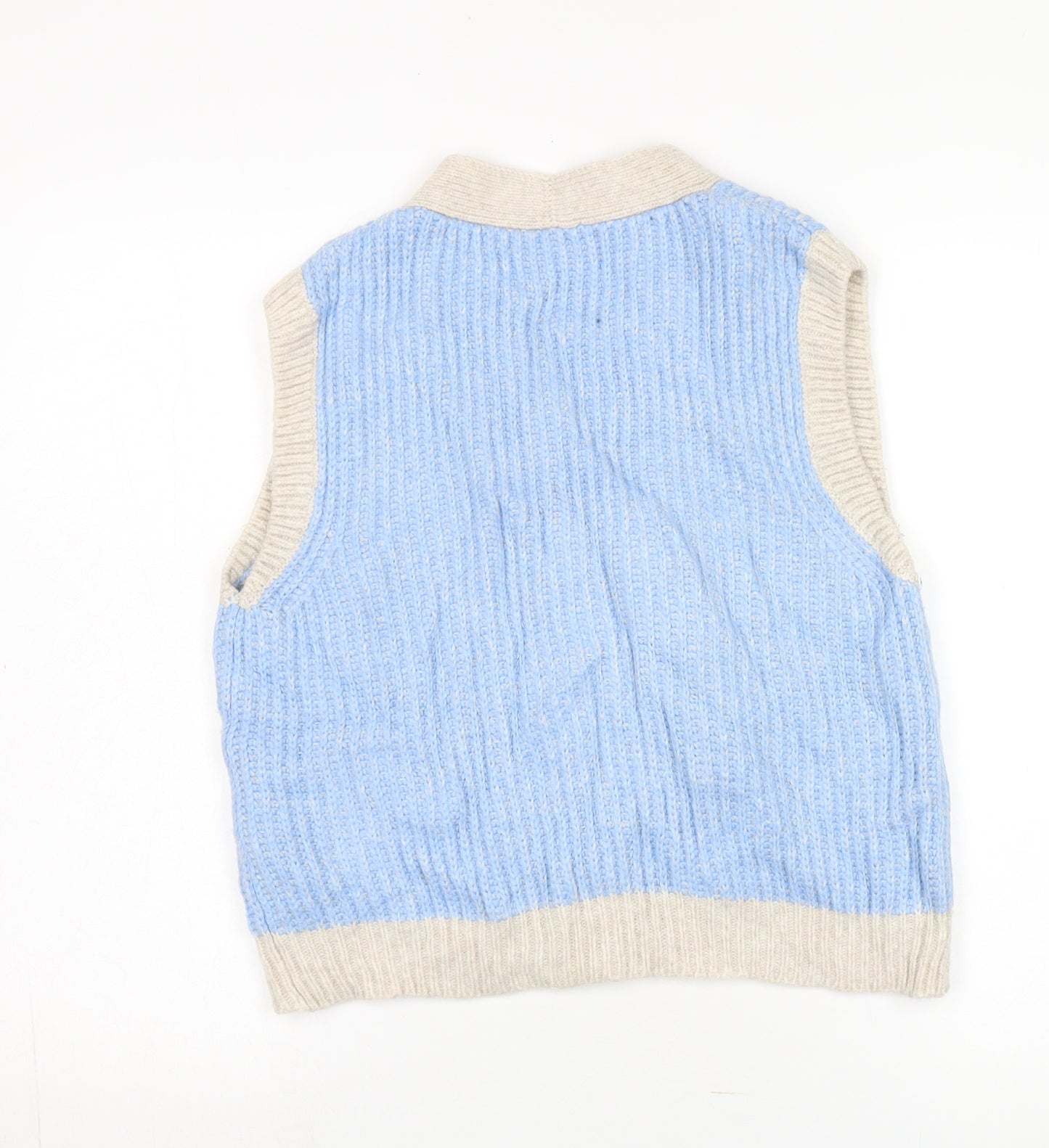 Baum und Pferdgarten Women's Blue Wool Waistcoat L