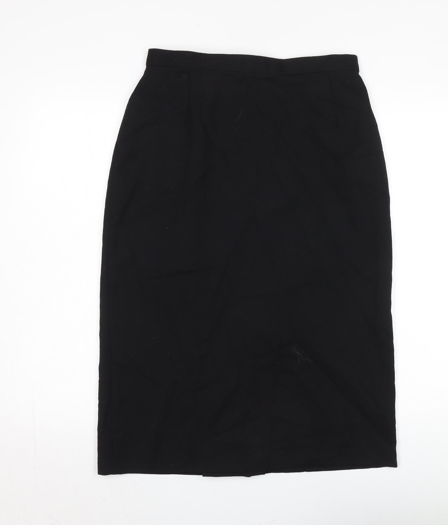 Marks and Spencer Women's Black Wool Midi Skirt