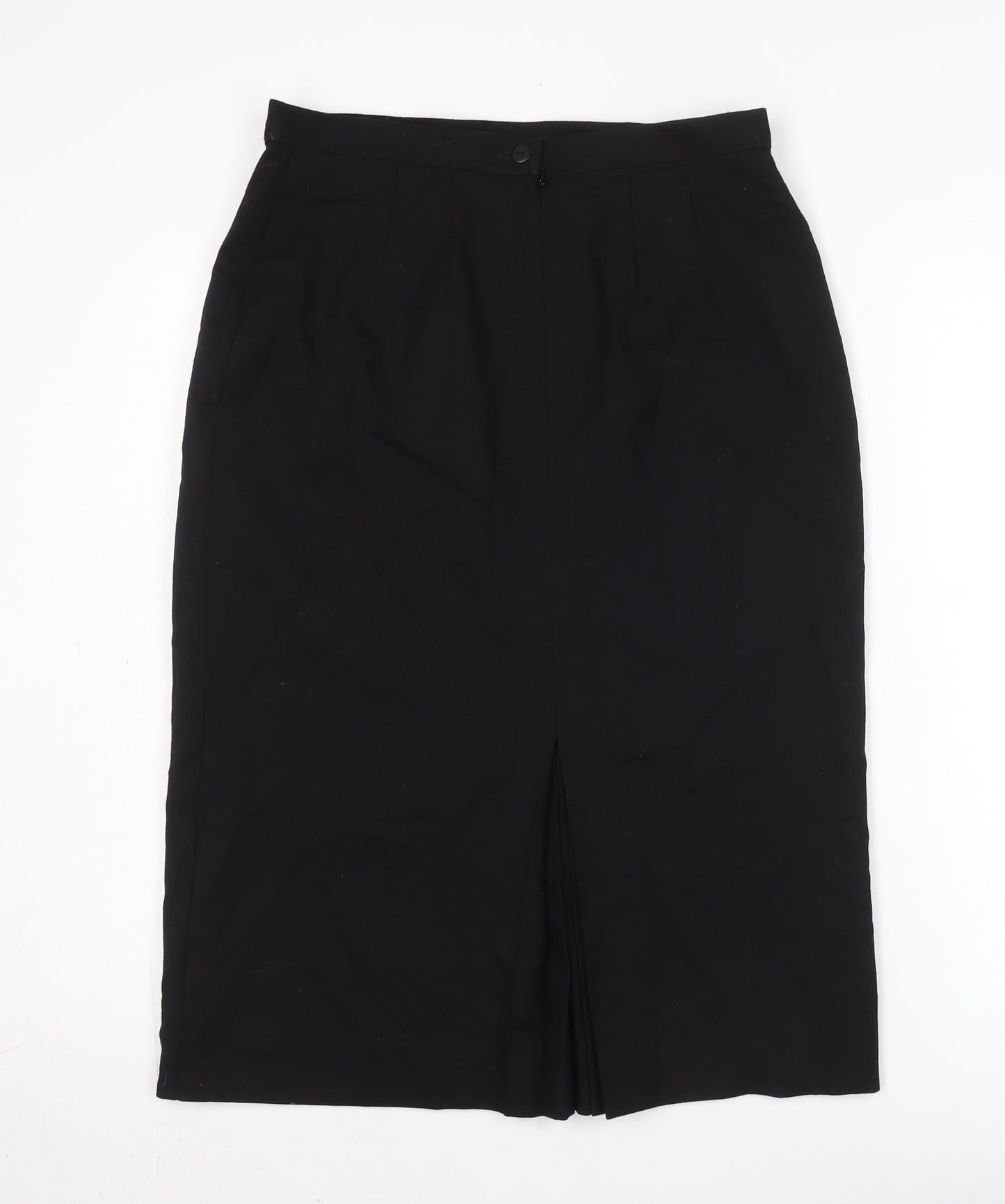 Marks and Spencer Women's Black Wool Midi Skirt