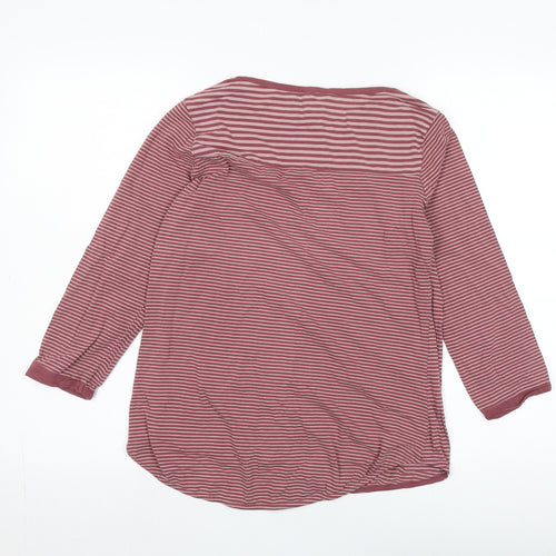 FatFace Women's Red Striped T-Shirt, Size 10