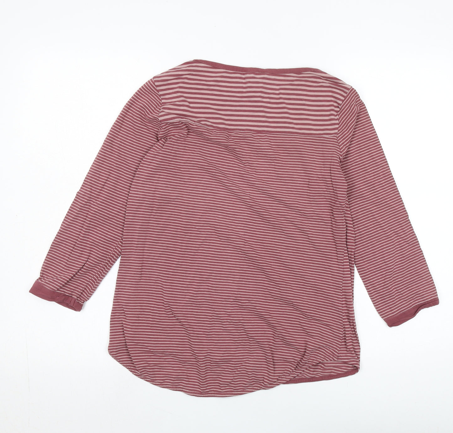 FatFace Women's Red Striped T-Shirt, Size 10