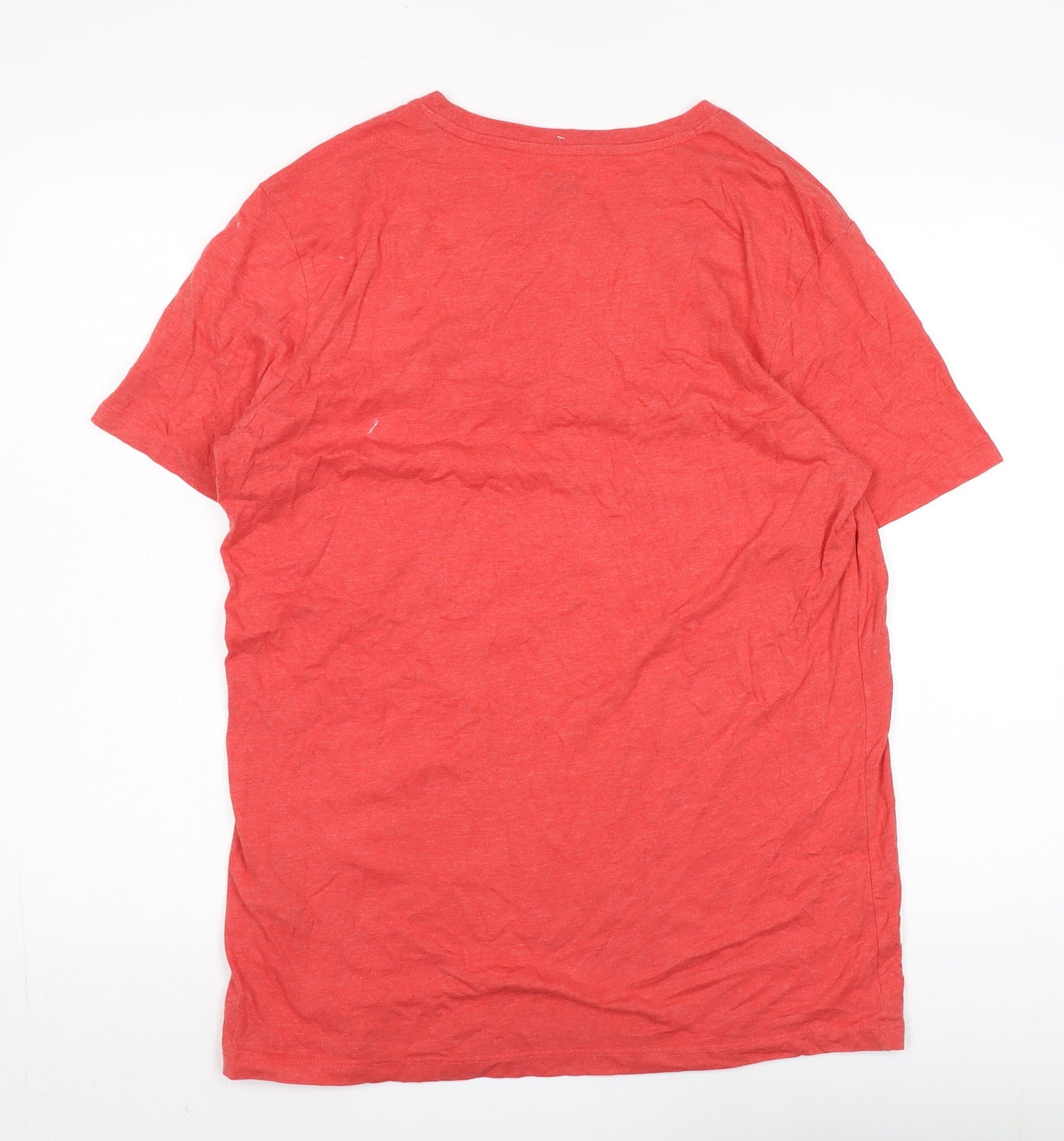 Jack & Jones Men's Red Logo T-Shirt, Size L