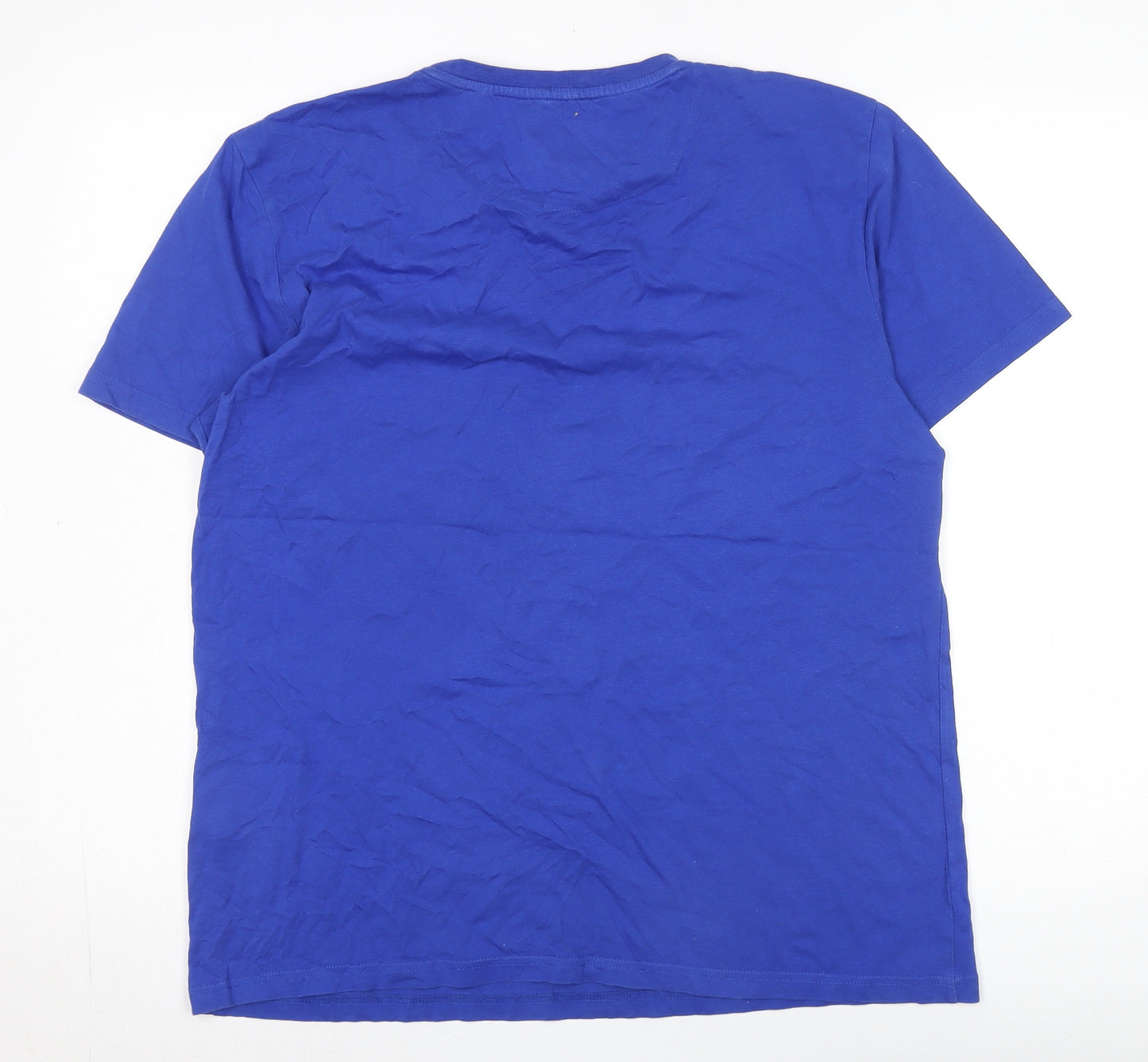 Lyle & Scott Men's Blue Medium T-Shirt with Pocket