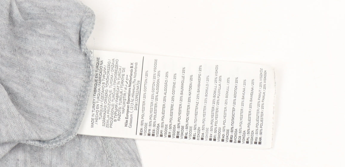 Nike Women's Grey Racerback Tank, M, Gym Top